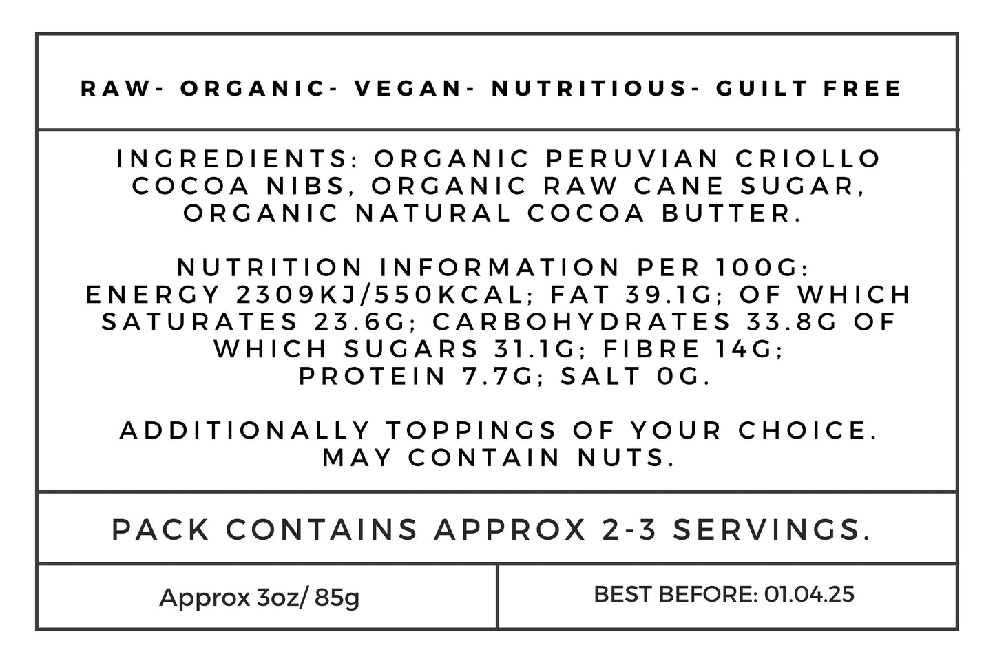 “UPLIFT” 69% Orange Oil Infusion
