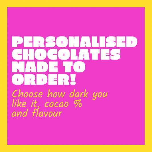 Personalised chocolates made to order